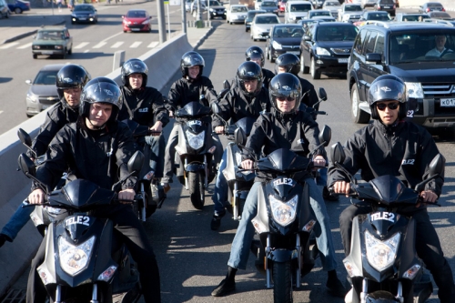 мотокурьеры Tele2